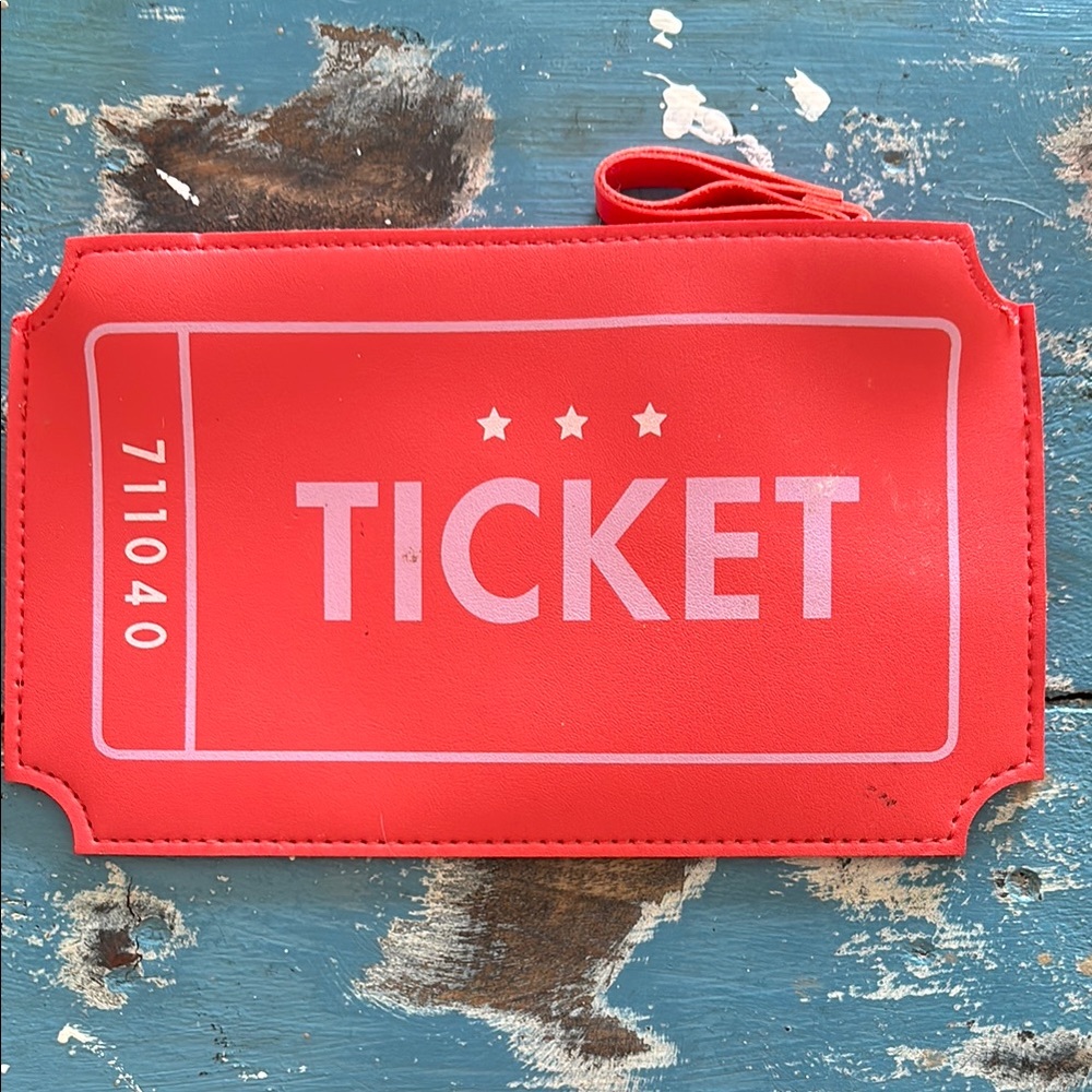 ipsy Red Ticket Cosmetic Bag